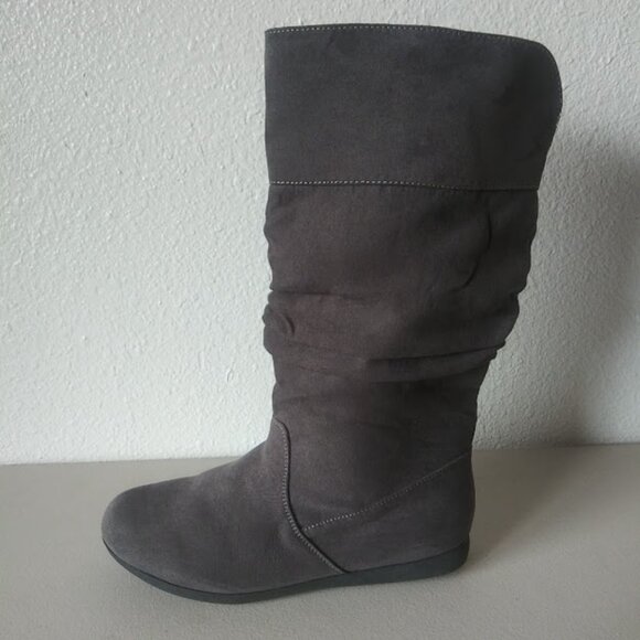 St. John's Bay Kellman women's size 7.5 gray slouch boots - Picture 7 of 11